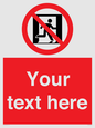 FP10957: Custom prohibition: No emergency exit