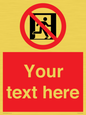 FP10957: Custom prohibition: No emergency exit