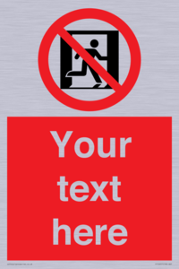 FP10957: Custom prohibition: No emergency exit
