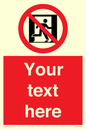 FP10957: Custom prohibition: No emergency exit