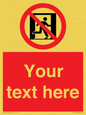 FP10957: Custom prohibition: No emergency exit