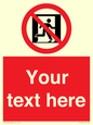 FP10957: Custom prohibition: No emergency exit