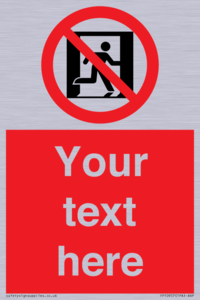 FP10957: Custom prohibition: No emergency exit