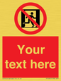 FP10957: Custom prohibition: No emergency exit