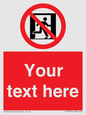 FP10957: Custom prohibition: No emergency exit
