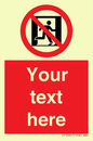 FP10957: Custom prohibition: No emergency exit
