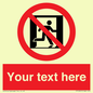 FP10957: Custom prohibition: No emergency exit