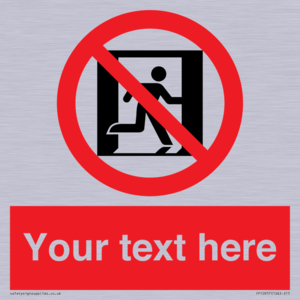 FP10957: Custom prohibition: No emergency exit
