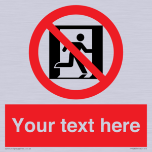 FP10957: Custom prohibition: No emergency exit