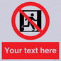 FP10957: Custom prohibition: No emergency exit
