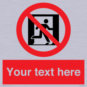 FP10957: Custom prohibition: No emergency exit
