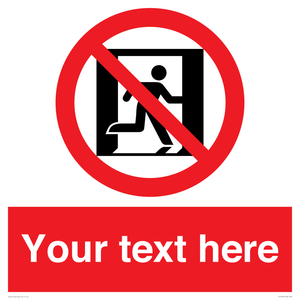 FP10957: Custom prohibition: No emergency exit