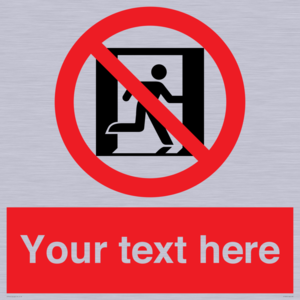 FP10957: Custom prohibition: No emergency exit