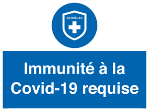 (FR)MP7036: Immunité à la Covid-19 requise