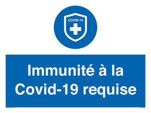 (FR)MP7036: Immunité à la Covid-19 requise