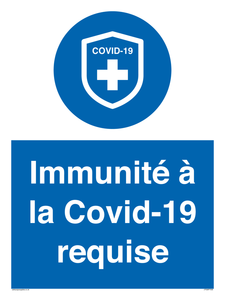 (FR)MP7036: Immunité à la Covid-19 requise