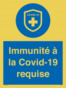 (FR)MP7036: Immunité à la Covid-19 requise