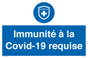 (FR)MP7036: Immunité à la Covid-19 requise