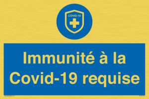 (FR)MP7036: Immunité à la Covid-19 requise