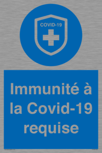 (FR)MP7036: Immunité à la Covid-19 requise