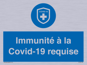 (FR)MP7036: Immunité à la Covid-19 requise