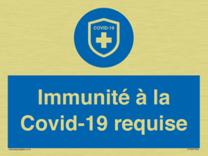 (FR)MP7036: Immunité à la Covid-19 requise