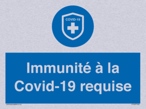(FR)MP7036: Immunité à la Covid-19 requise