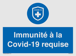 (FR)MP7036: Immunité à la Covid-19 requise