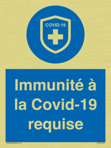 (FR)MP7036: Immunité à la Covid-19 requise