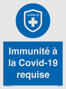 (FR)MP7036: Immunité à la Covid-19 requise