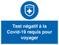(FR)MP7040: Test négatif à la Covid-19 requis pour voyager
