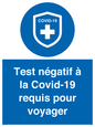 (FR)MP7040: Test négatif à la Covid-19 requis pour voyager