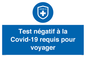 (FR)MP7040: Test négatif à la Covid-19 requis pour voyager