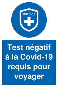 (FR)MP7040: Test négatif à la Covid-19 requis pour voyager