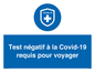 (FR)MP7040: Test négatif à la Covid-19 requis pour voyager