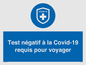 (FR)MP7040: Test négatif à la Covid-19 requis pour voyager