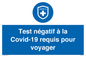 (FR)MP7040: Test négatif à la Covid-19 requis pour voyager