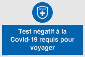 (FR)MP7040: Test négatif à la Covid-19 requis pour voyager