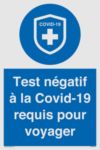 (FR)MP7040: Test négatif à la Covid-19 requis pour voyager