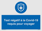 (FR)MP7040: Test négatif à la Covid-19 requis pour voyager