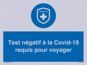 (FR)MP7040: Test négatif à la Covid-19 requis pour voyager
