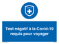 (FR)MP7040: Test négatif à la Covid-19 requis pour voyager