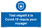 (FR)MP7040: Test négatif à la Covid-19 requis pour voyager