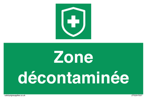 (FR)SH7037: Zone décontaminée