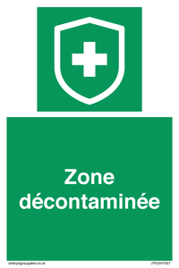 (FR)SH7037: Zone décontaminée