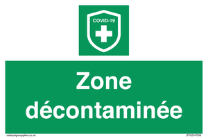 (FR)SH7038: Zone décontaminée