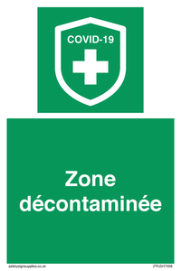 (FR)SH7038: Zone décontaminée