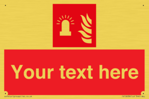 FV10638: Custom Fire: Fire alarm flashing light