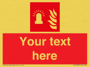 FV10638: Custom Fire: Fire alarm flashing light