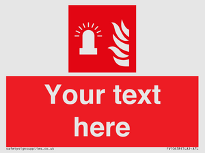 FV10638: Custom Fire: Fire alarm flashing light